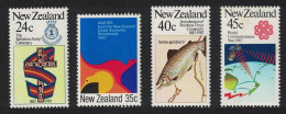 New Zealand Fish Satellite Commemorations 4v 1983 MNH SG#1303-1307 - Nuovi