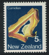 New Zealand Carnelian Mineral 5c 1982 MNH SG#1281 - Unused Stamps