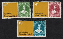 New Zealand 125th Anniversary Of Stamps 3v 1980 MNH SG#1210-1212 - Ungebraucht