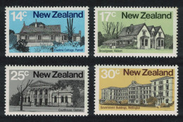 New Zealand Architecture 2nd Series 4v 1980 MNH SG#1217-1220 - Unused Stamps