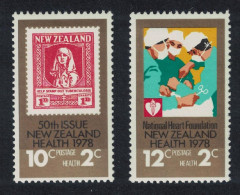 New Zealand Health Stamps 2v 1978 MNH SG#1179-1180 Sc#B101-B102 - Unused Stamps