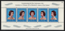 New Zealand Queen Elizabeth II Silver Jubilee MS 1977 MNH SG#MS1137 - Unused Stamps