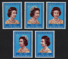 New Zealand Queen Elizabeth II Silver Jubilee 5v 1977 MNH SG#1137 - Neufs