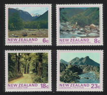 New Zealand Forest Park Scenes 4v 1975 MNH SG#1075-1078 - Unused Stamps