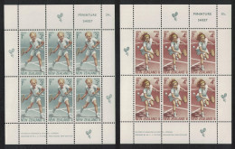 New Zealand Tennis Health Stamps MS 1972 MNH SG#MS989 - Unused Stamps