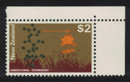 New Zealand Helicopter Agricultural Technology $2 1971 MNH SG#934 - Neufs