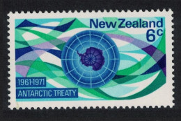 New Zealand Tenth Anniversary Of Antarctic Treaty 1971 MNH SG#955 - Unused Stamps