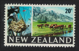 New Zealand Consignments Of Beef And Herd Of Cattle 20c 1968 MNH SG#876 - Nuevos