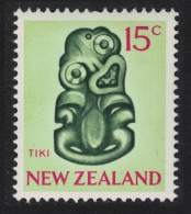 New Zealand Tiki 15c Apple-green 1968 MNH SG#874 - Unused Stamps