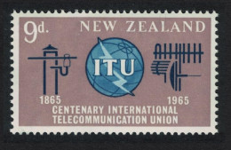 New Zealand Centenary Of ITU 1965 MNH SG#828 - Unused Stamps