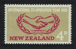 New Zealand International Co-operation Year 1965 MNH SG#833 - Nuovi
