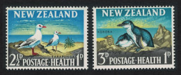New Zealand Silver Gulls Penguins Birds 2v 1964 MNH SG#822-823 MI#433-434 - Nuevos