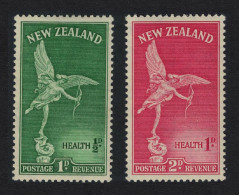 New Zealand Statue Of Eros 2v 1947 MNH SG#690-691 - Unused Stamps