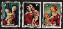 Penrhyn 'Virgin And Child' Paintings By Bellini Raphael 1984 MNH SG#367=370 - Penrhyn