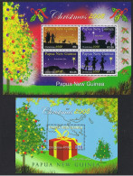 Papua NG Christmas 2 MSs 2008 MNH SG#MS1290-MS1291 - Papouasie-Nouvelle-Guinée