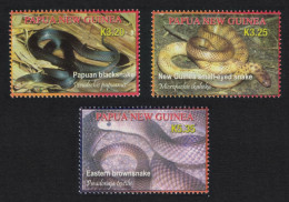 Papua NG Snakes 3v TOP VALUES 2006 MNH SG#1143-1145 Sc#1232-1234 - Papua New Guinea