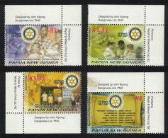 Papua NG Rotary Club 4v Corners 2007 MNH SG#1193-1196 - Papouasie-Nouvelle-Guinée