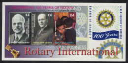 Papua NG Centenary Of Rotary International Sheetlet 2005 MNH SG#1069-1071 - Papua New Guinea