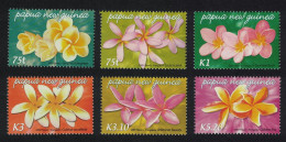 Papua NG Frangipani Flowers 6v 2005 MNH SG#1074-1079 Sc#1170-1175 - Papouasie-Nouvelle-Guinée