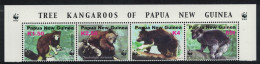 Papua NG WWF Tree-kangaroos Top Strip Of 4v 2003 MNH SG#989-992 MI#1017-1020 Sc#1090 A-d - Papua-Neuguinea