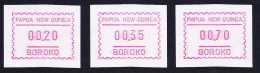 Papua NG Machine Labels Type 1 'BOROKO' 1990 MNH - Papua New Guinea