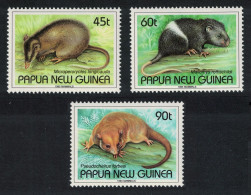 Papua NG Possum Bandicoot Rat Mammals 3v 1993 MNH SG#680-682 - Papua-Neuguinea