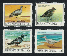 Papua NG Whimbrel Sandpiper Turnstone Migratory Birds 4v 1990 MNH SG#624-627 MI#623-626 Sc#742-745 - Papua Nuova Guinea