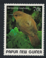 Papua NG 70t Large Mountain Sericornis Bird 1989 MNH SG#601 Sc#719 - Papua-Neuguinea