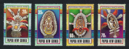 Papua NG Gogodala Dance Masks 4v 1990 MNH SG#617-620 MI#616-619 Sc#735-738 - Papouasie-Nouvelle-Guinée