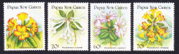Papua NG Rhododendrons 4v 1989 MNH SG#585-588 Sc#603-606 - Papua Nuova Guinea