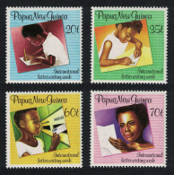 Papua NG International Letter Writing Week 4v 1989 MNH SG#589-592 MI#588-591 Sc#707-710 - Papua Nuova Guinea