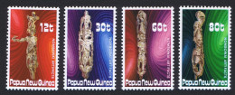 Papua NG Nombowai Wood Carvings 4v 1985 MNH SG#512-515 MI#512-515 Sc#632-635 - Papua Nuova Guinea