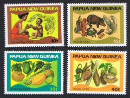 Papua NG Food And Nutrition 4v 1982 MNH SG#434-437 MI#435-438 Sc#562-565 - Papouasie-Nouvelle-Guinée