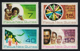 Papua NG National Census 4v 1980 MNH SG#389-392 MI#390-393 Sc#517-520 - Papua New Guinea