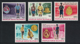 Papua NG Constabulary Police Forces 5v 1978 MNH SG#354-358 MI#355-359 Sc#486-490 - Papouasie-Nouvelle-Guinée