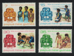 Papua NG Scouts Guiding 4v 1977 MNH SG#338-341 MI#329-332 Sc#470-473 - Papua New Guinea