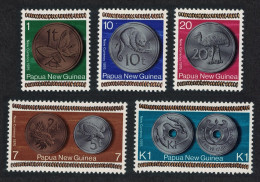 Papua NG New Coinage 5v 1975 MNH SG#281-285 MI#283-287 Sc#410-414 - Papua-Neuguinea