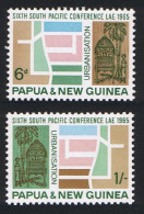 Papua NG Polynesian Art Sixth South Pacific Conference 2v 1965 MNH SG#77-78 Sc#204-205 - Papua-Neuguinea