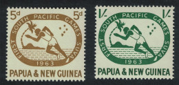 Papua NG First South Pacific Games Suva 2v 1963 MNH SG#49-50 - Papua-Neuguinea