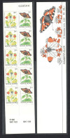 Norway Butterflies 1st Series 2v Booklet 1993 MNH SG#1155-1156 - Ongebruikt