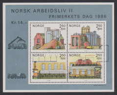 Norway Norwegian Working Life Paper Industry MS 1986 MNH SG#MS989 - Ongebruikt