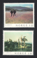 Norway Paintings 2v 1977 MNH SG#806-807 MI#753-754 Sc#704-705 - Ongebruikt