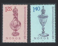 Norway Oslo Museum Of Applied Art 2v 1976 MNH SG#755-756 Sc#673-674 - Nuovi