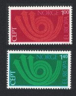 Norway Europa 2v 1973 MNH SG#698-699 MI#660-661 Sc#604-05 - Neufs