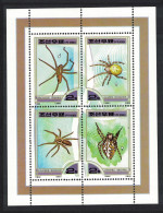 Korea Spiders Insects Sheetlet 2000 MNH SG#N4024-N4027 - Corea Del Nord