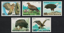 Korea Birds Of Prey 5v 1992 MNH SG#N3112-N3116 - Korea (Nord-)