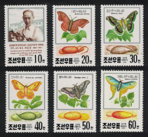 Korea Silkworm Insects Research 6v 1991 MNH SG#N3047-N3052 - Korea, North