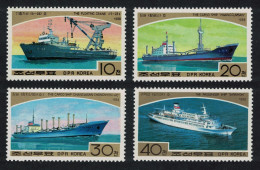 Korea Ships 4v 1988 MNH SG#N2797-N2800 - Corée Du Nord