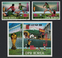 Korea World Cup Football Championship Mexico 2v+MS 1985 MNH SG#N2558-MSN2560 - Korea (Nord-)