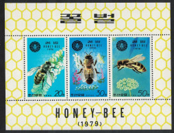 Korea The Honey Bee 3v Sheetlet 1979 MNH SG#N1928-N1930 - Korea (Nord-)